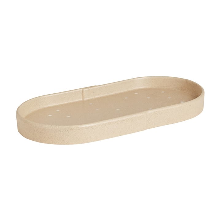 Aki bakke oval 18x34 cm - Beige - OYOY