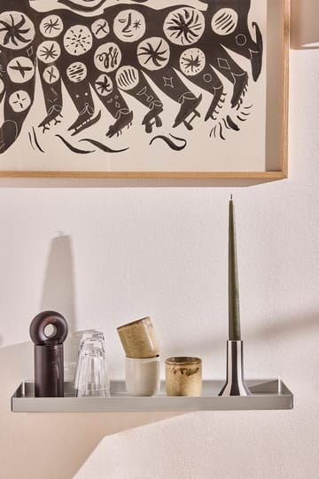 Bakku væghylde small 16x50 cm - Aluminium - OYOY