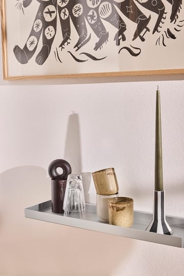 Bakku væghylde small 16x50 cm - Aluminium - OYOY