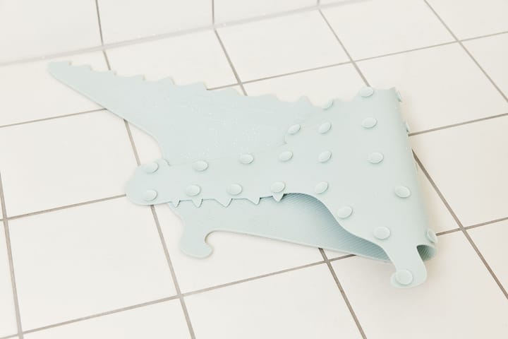 Crocodile Gustav badekarsmåtte - Pale mint - OYOY