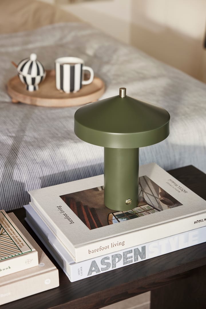 Hatto bordlampe 24,5 cm - Olive - OYOY