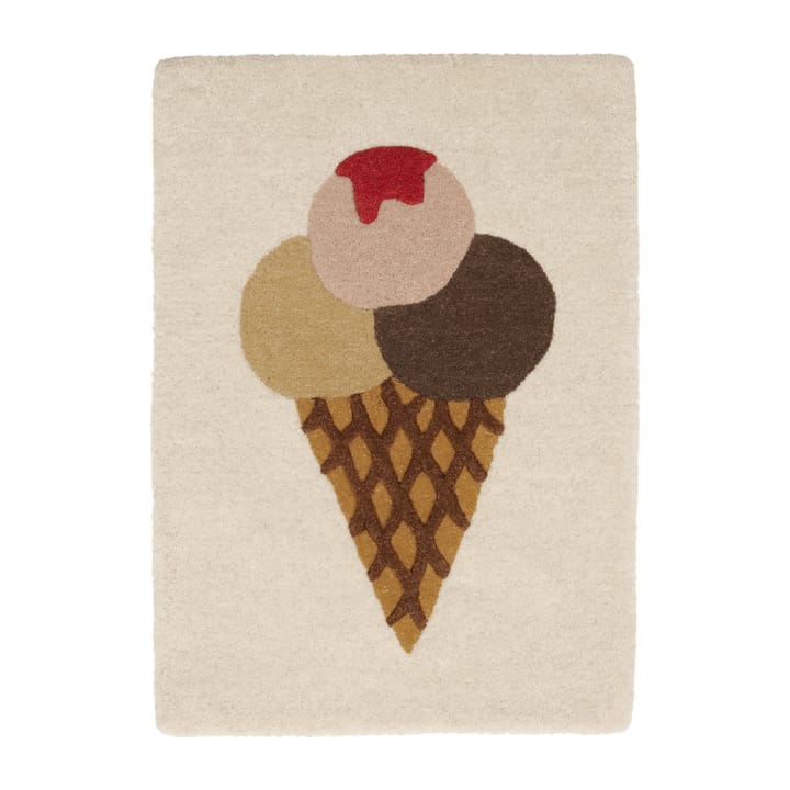 Ice Cream Tufted børnetæppe 45x65 cm - Multi - OYOY