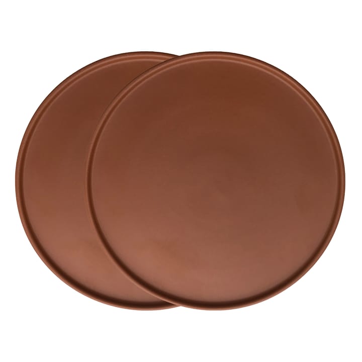 Inka tallerken Ø26 cm 2-pak - Caramel - OYOY