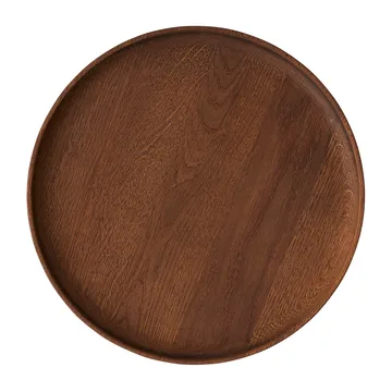 Inka træbakke rund Ø30 cm - Dark - OYOY