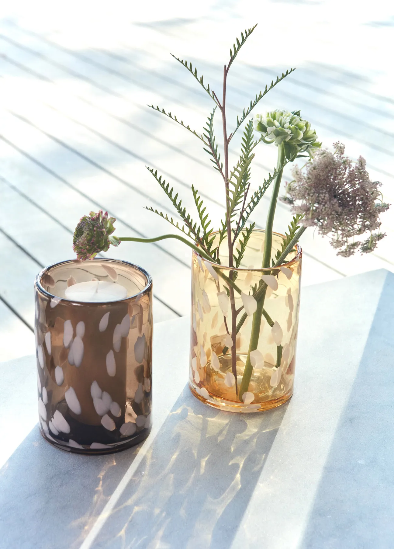 Jali fyrfadsstage/vase,  OYOY