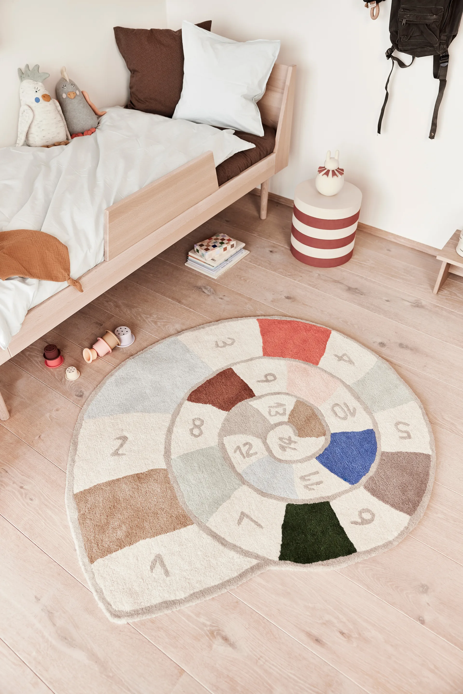 Kai parakit plysdyr, Offwhite-light mint OYOY