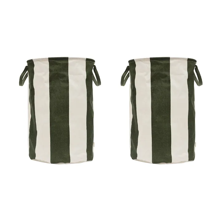 Kara opbevaringskurv large Ø38x54 cm - Dark Green - OYOY