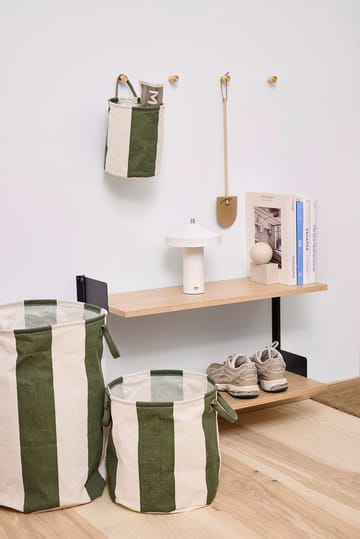 Kara opbevaringskurv medium 32xØ32 cm 2-pak - Dark Green - OYOY