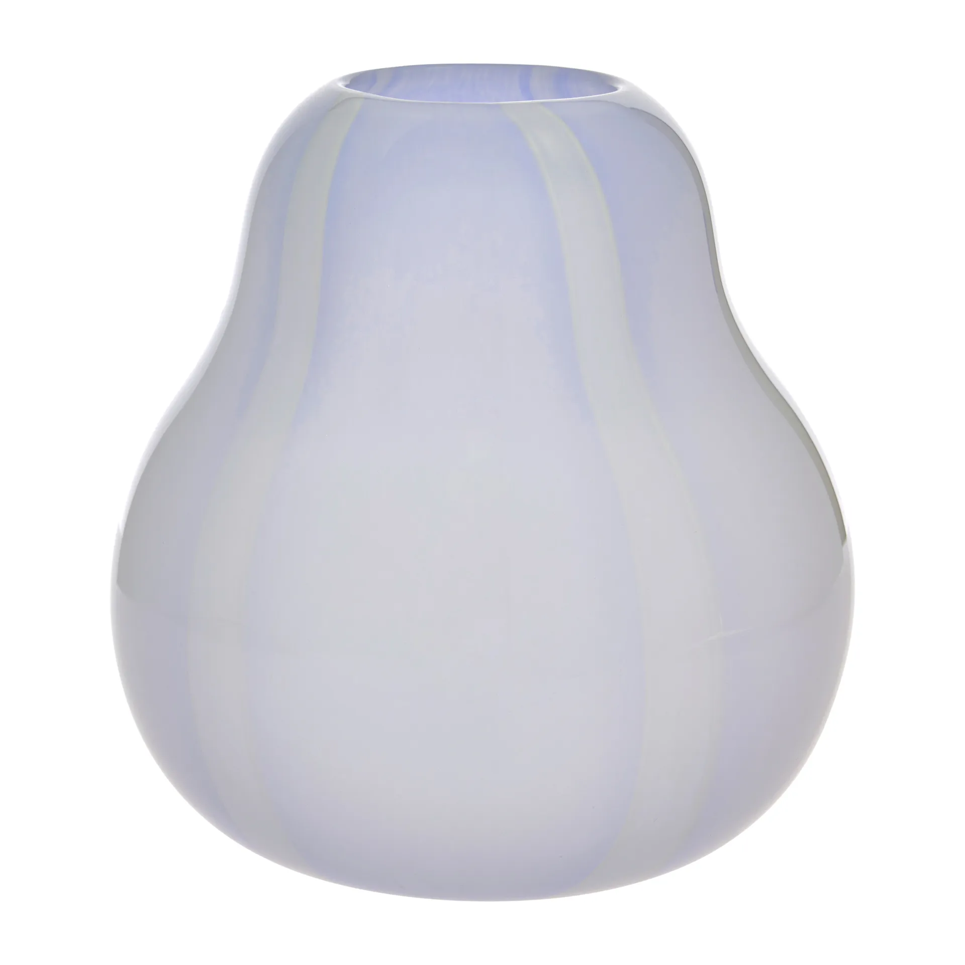 Kojo vase small, Lavender/White OYOY