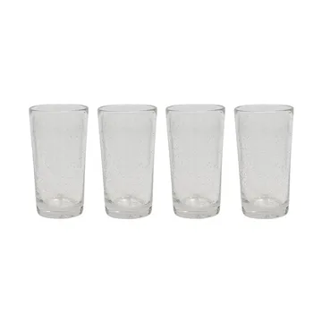 Kuki highball glas 4-pak - Clear - OYOY