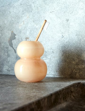 Lasi vase extra small 12,5 cm - Powder (orange) - OYOY