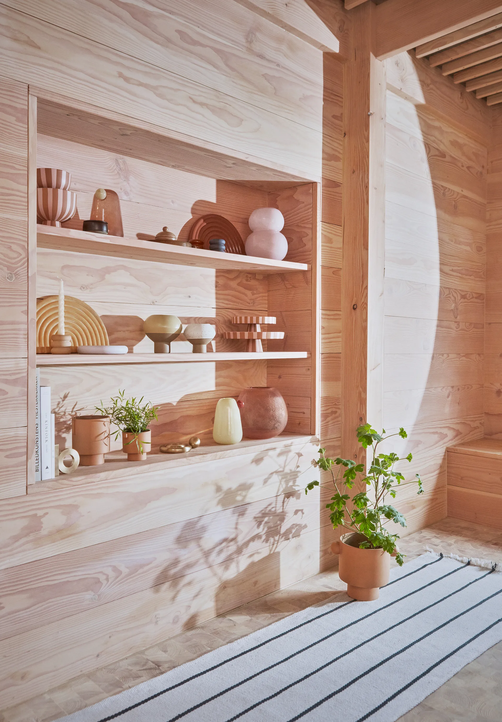 Lina tæppe 62x220 cm, Offwhite OYOY