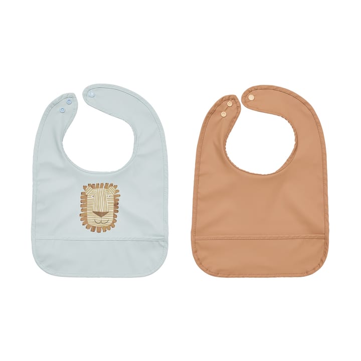 Lobo Lion hagesmæk 2 dele - Caramel-Ice blue - OYOY