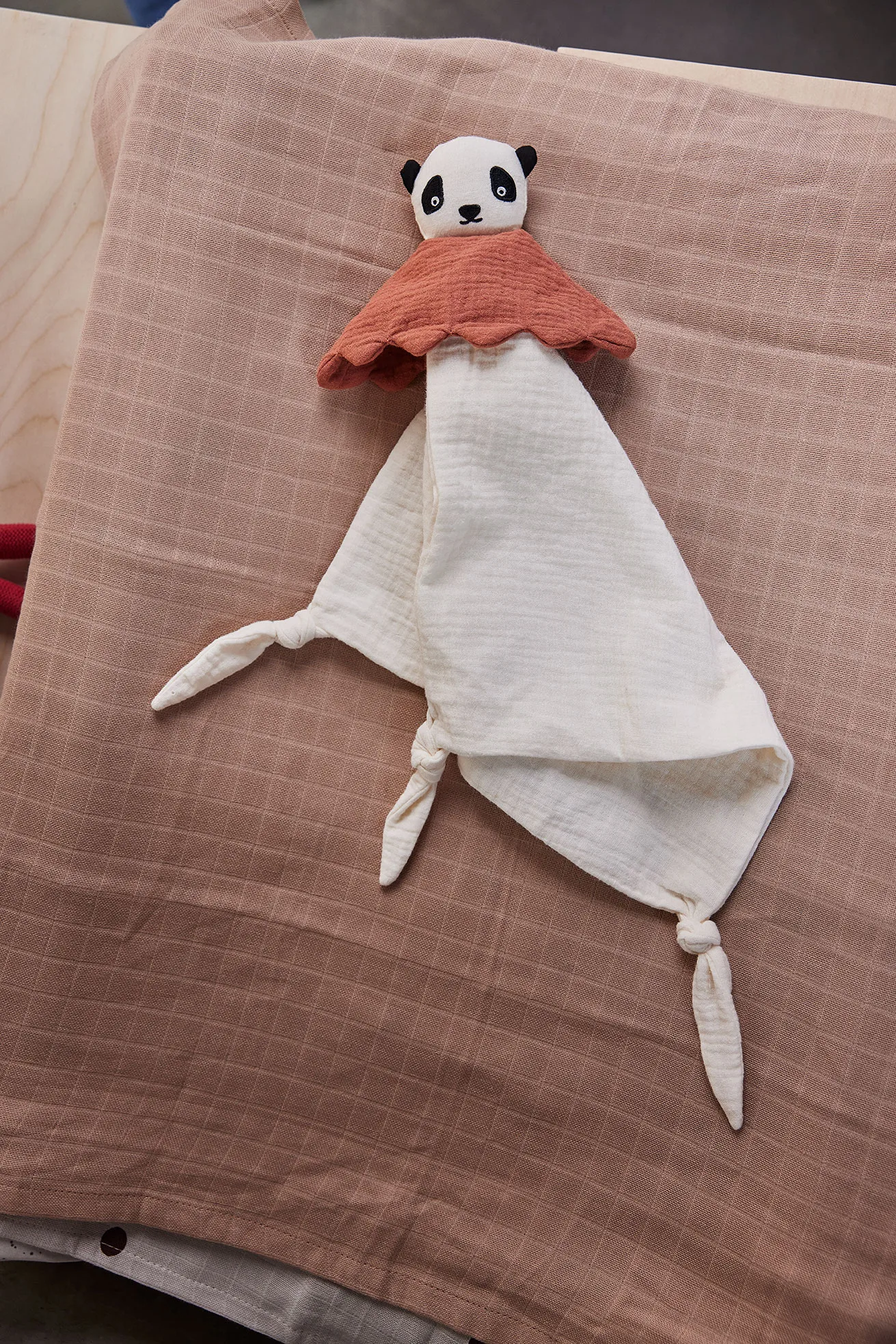 Lun Lun Panda sutteklud 40x40 cm, Offwhite OYOY