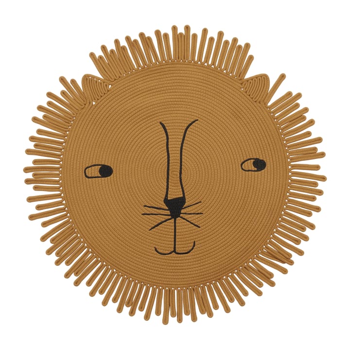 Mara Lion børnetæppe - Ø98 cm - OYOY
