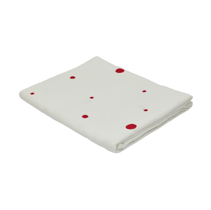 Nori borddug 140x200 cm - White-cherry red - OYOY