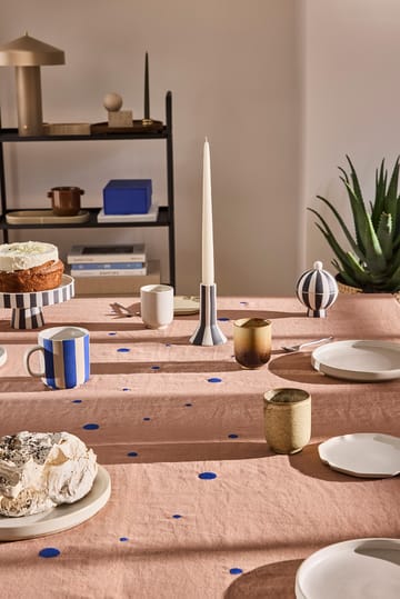 Nori borddug 140x260 cm - Terracotta-optic blue - OYOY