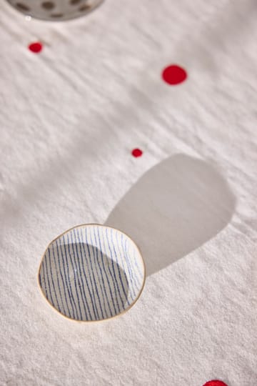 Nori borddug 140x260 cm - White-cherry red - OYOY