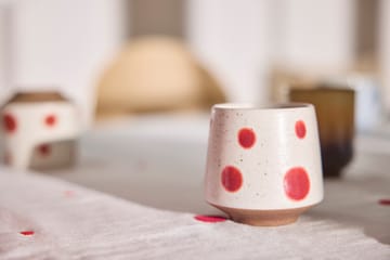 Nori dot kop Ø6,95 cm 2-pak - Blue-red - OYOY
