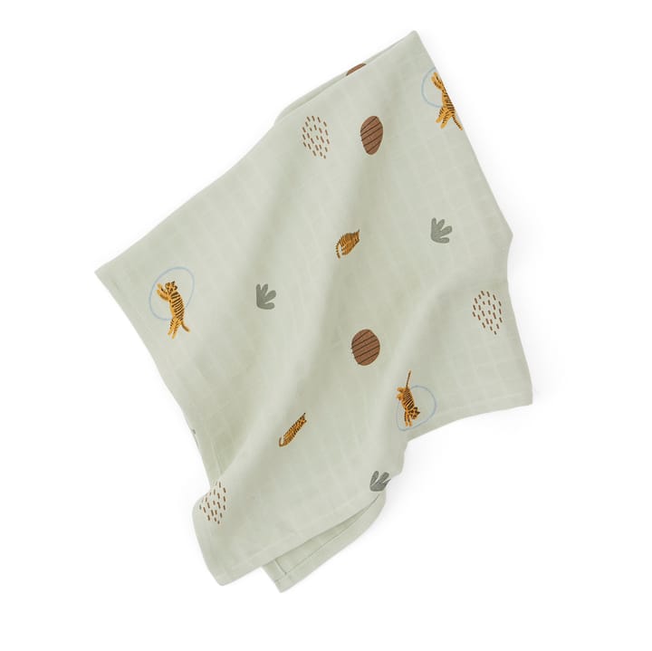 OYOY Mini Muslin Square håndklæde/tæppe 3-pak - Tiger - OYOY