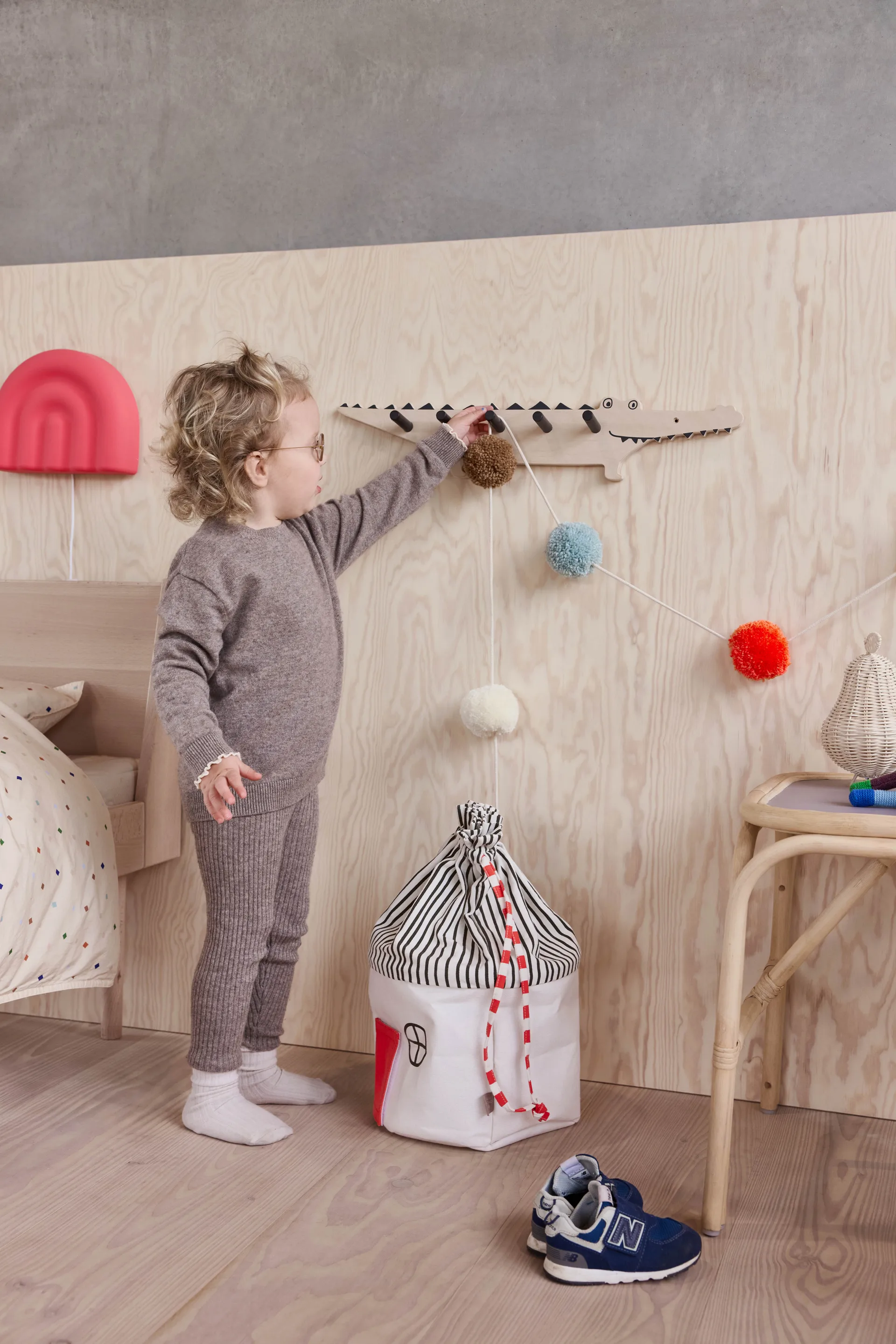 Pom Pom guirlande 300 cm, Flerfarvet OYOY