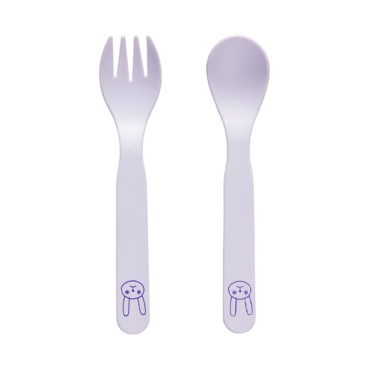 Pullo børnebestiksæt - Lavender - OYOY