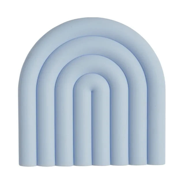 Rainbow borddækkeserviet 15x15 cm, Ice blue OYOY