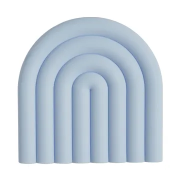 Rainbow borddækkeserviet 15x15 cm - Ice blue - OYOY