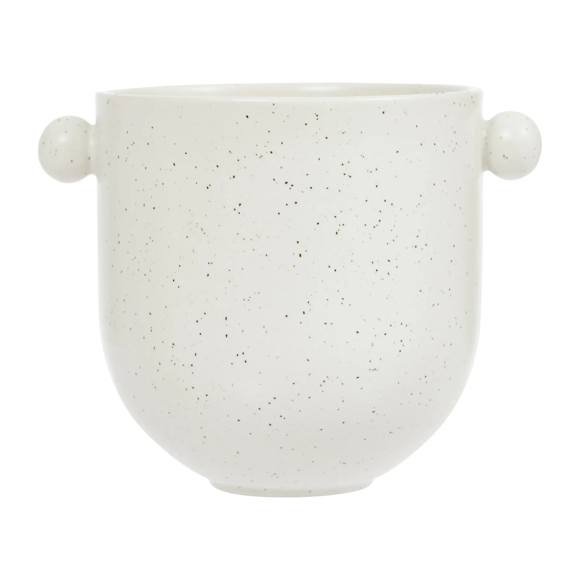 Saga krukke Ø12,5 cm, Offwhite OYOY