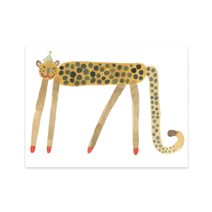 Smiling Leopard Elvis plakat 30x40 cm, Multi OYOY