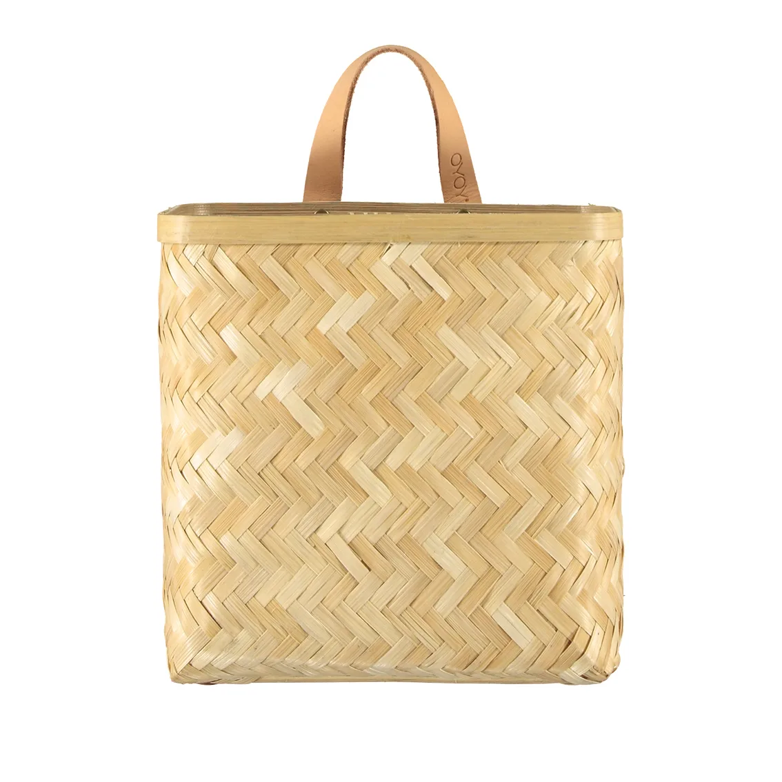 Sporta vægkurv 25x25 cm, Natur OYOY