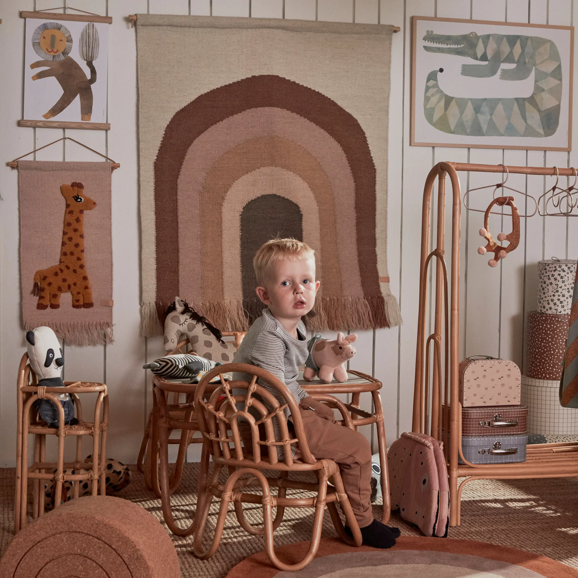 Standing Lion plakat 30x40 cm, Multi OYOY