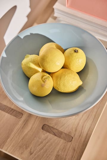 Toppu centerpiece høj 17xØ30 cm - Clay-Ice blue - OYOY