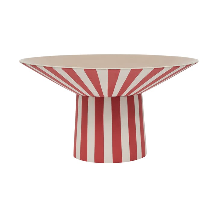Toppu centerpiece høj 17xØ30 cm - Red-peach - OYOY