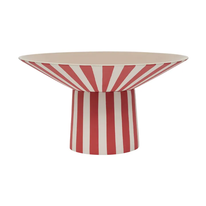 Toppu centerpiece høj Ø30x17 cm - Red-peach - OYOY