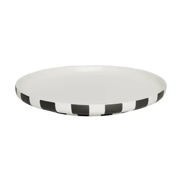 Toppu frokosttallerken Ø20 cm - Black-white - OYOY