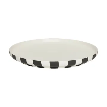 Toppu middagstallerken Ø26,5 cm - Black-white - OYOY