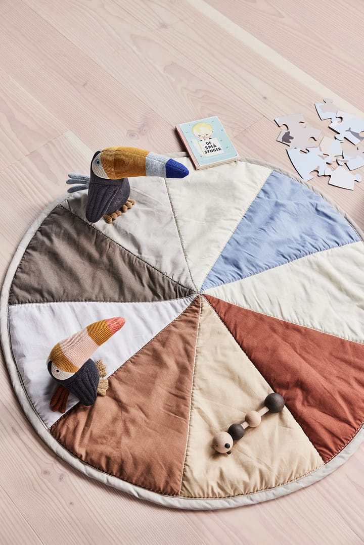 Trine Toucan tøjdyr, Anthracite/Peach OYOY