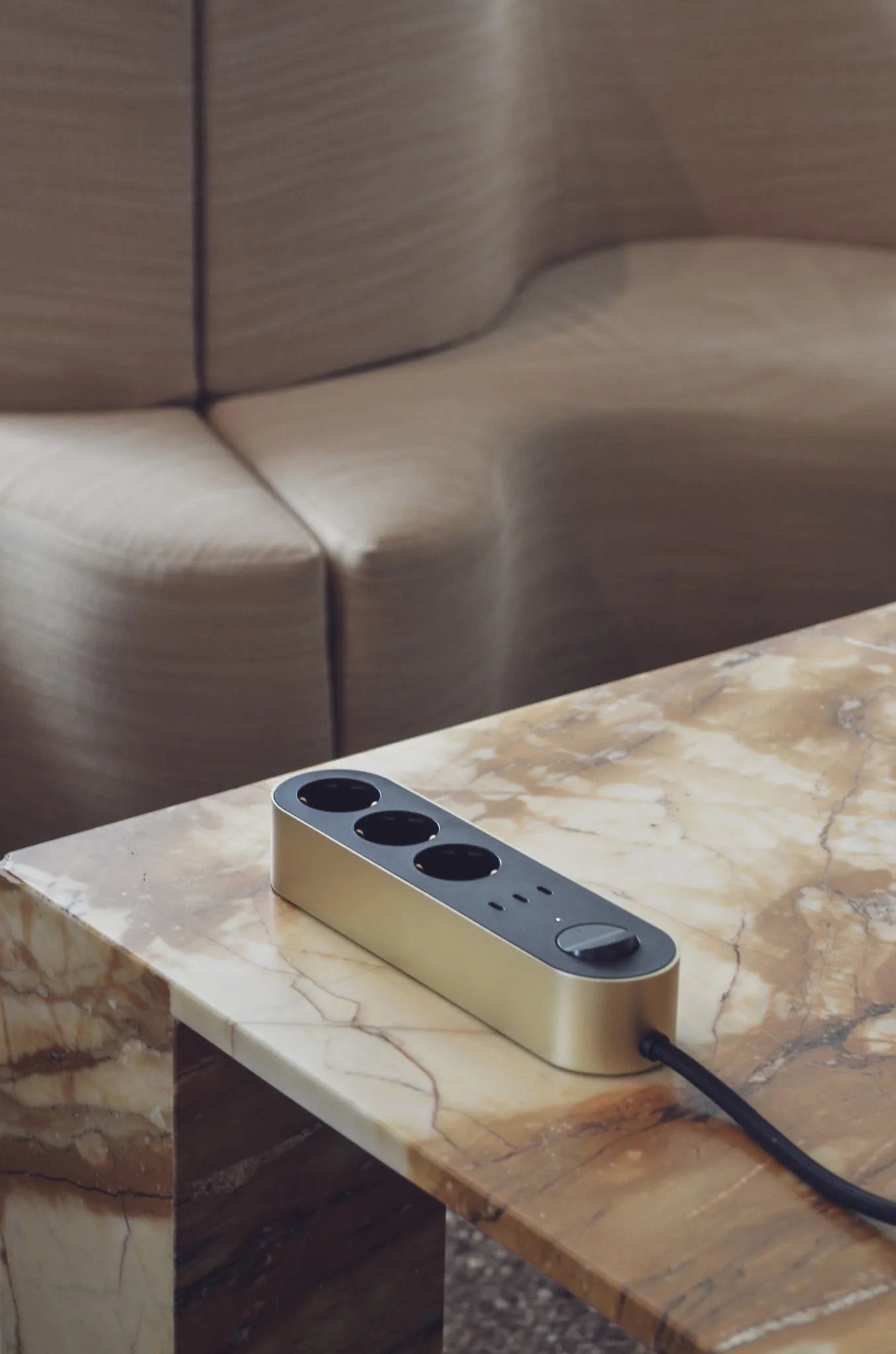 Edgar Power Bar grenudtag  , Satin brass Palette