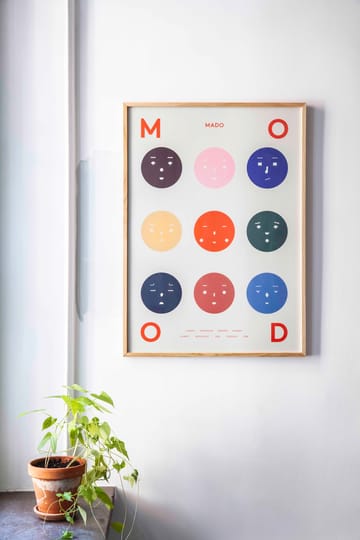 9 Moods plakat - 70x100 cm - Paper Collective