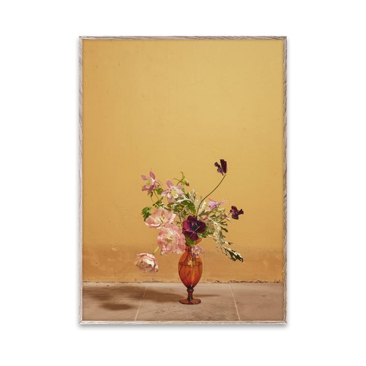 Blomst 02 Ochra plakat - 30x40 cm - Paper Collective