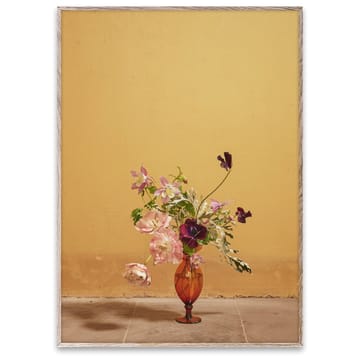 Blomst 02 Ochra plakat - 50x70 cm - Paper Collective