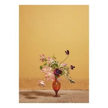 Blomst 02 Ochra plakat - 50x70 cm - Paper Collective
