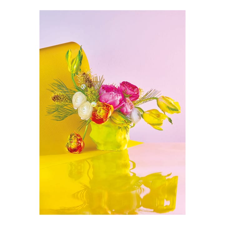 Bloom 03 yellow plakat - 30x40 cm - Paper Collective