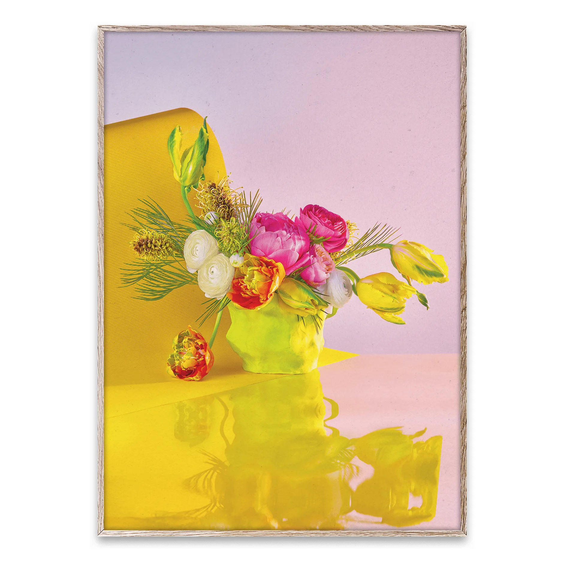 Bloom 03 yellow plakat, 50x70 cm Paper Collective