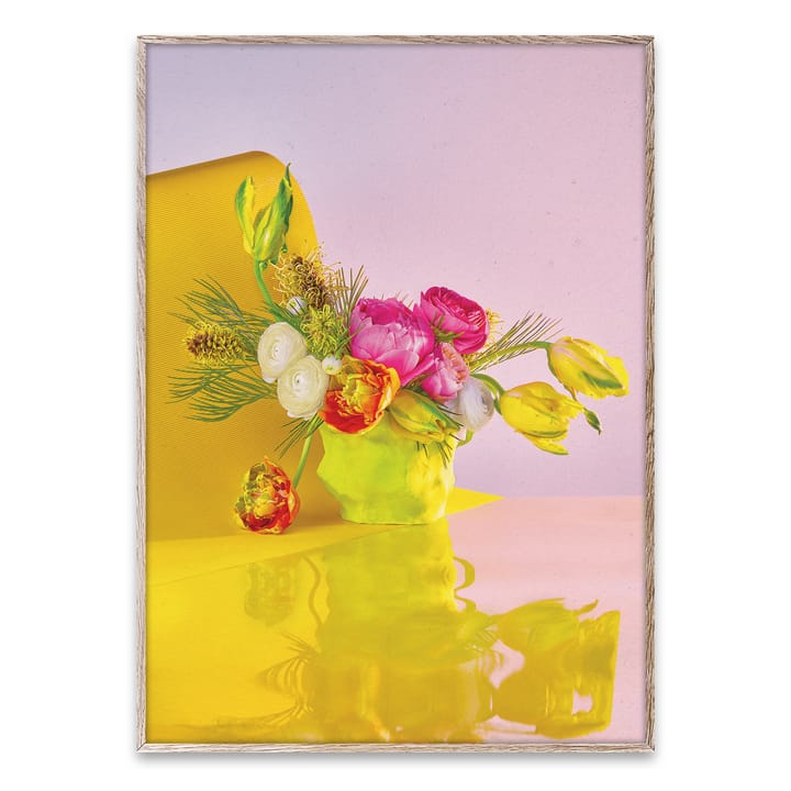 Bloom 03 yellow plakat - 50x70 cm - Paper Collective