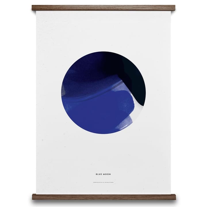 Blue Moon plakat - 50 x 70 cm - Paper Collective