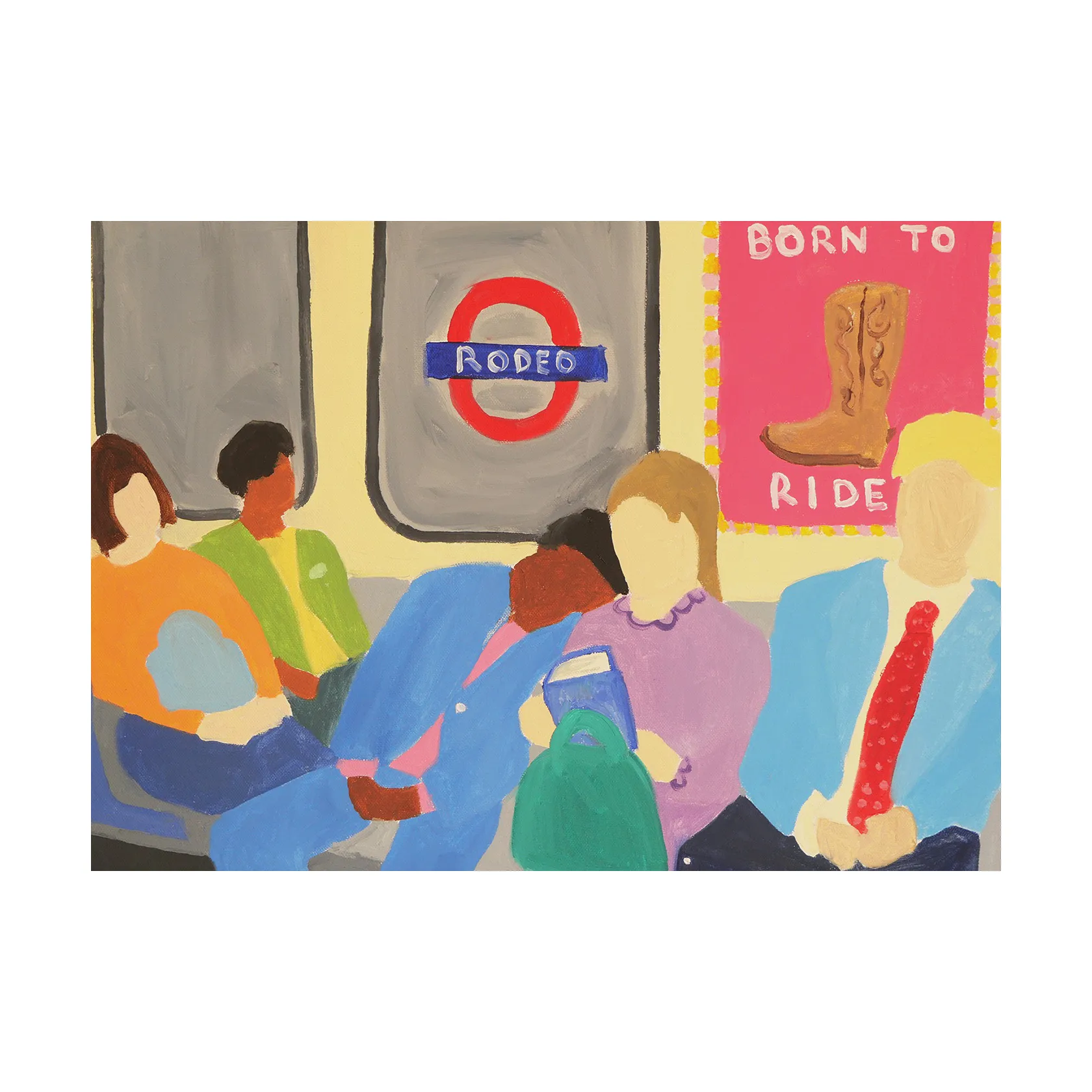 Born To Ride plakat, 50x70 cm Paper Collective