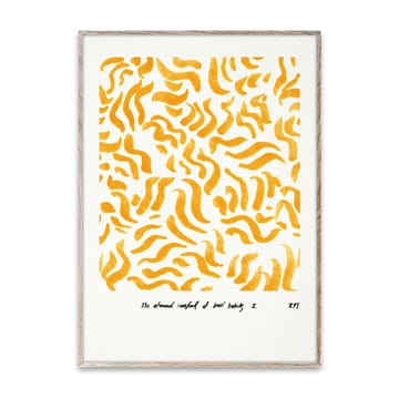 Comfort - Yellow plakat  - 50x70 cm - Paper Collective