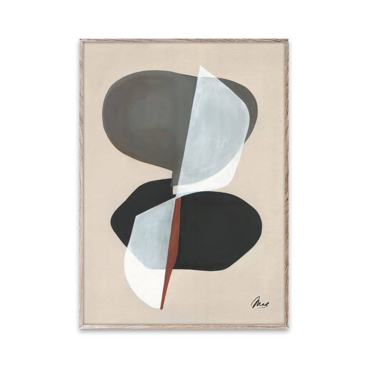 Composition 01 plakat - 30x40 cm - Paper Collective
